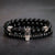 Bracelet en pierre d'onyx