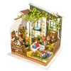 Kit de maison miniature en bois à monter soi-même