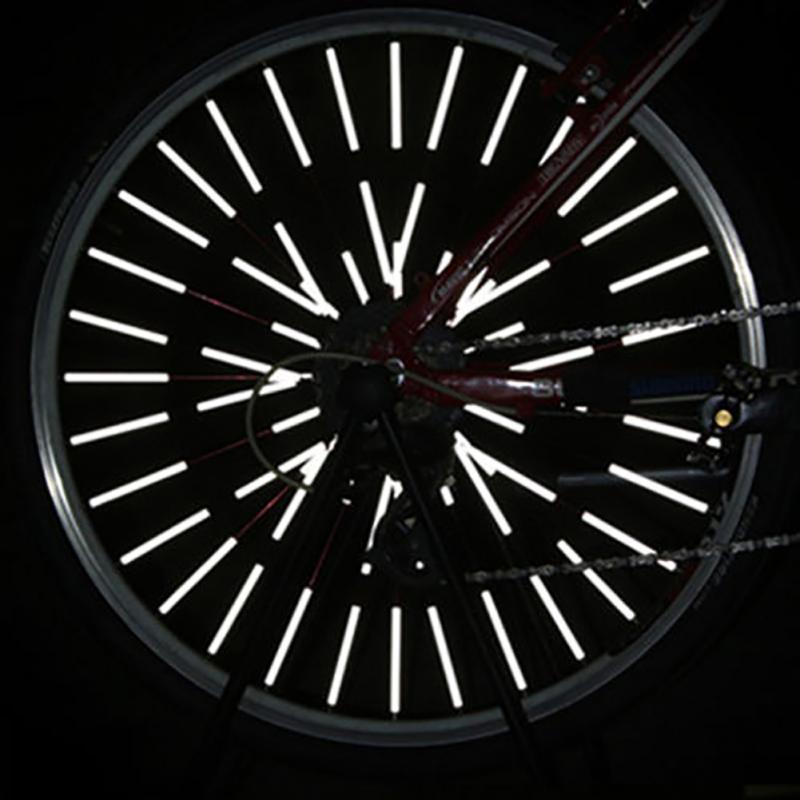 12 pièces Réflecteur de rayons de roue de vélo