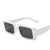 Lunettes de soleil rectangulaires vintage
