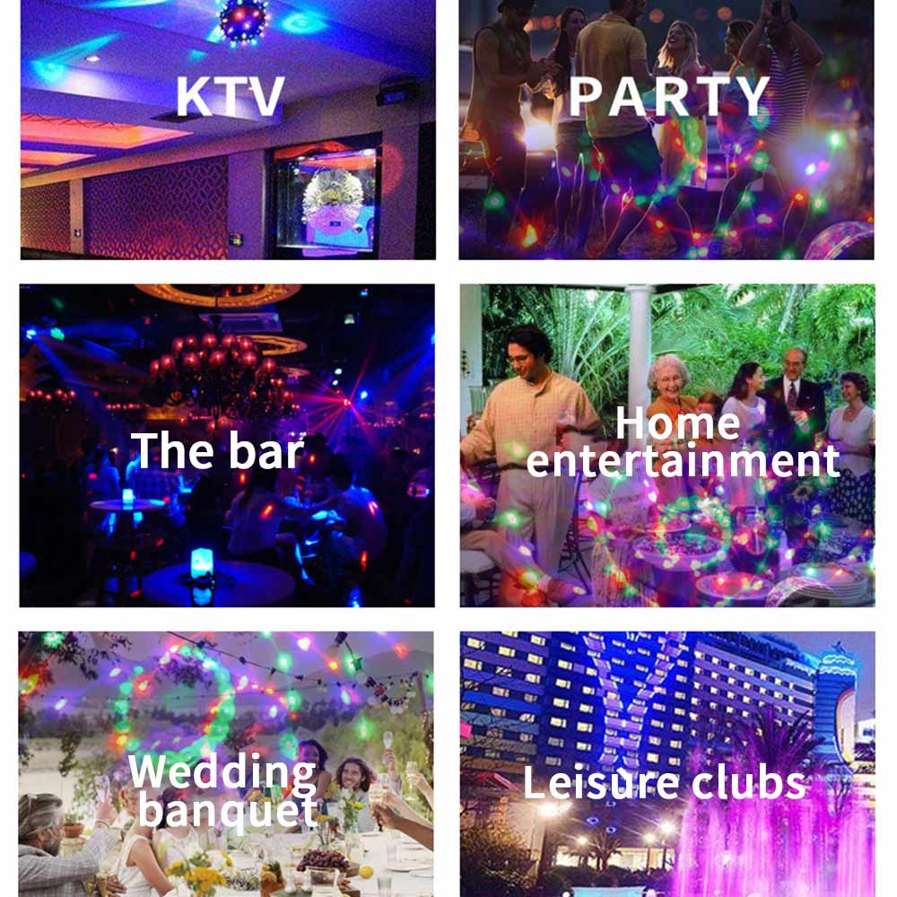 Boule magique en cristal LED