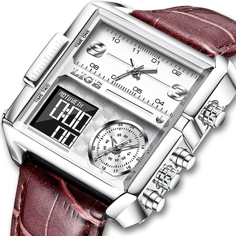 Montre numérique militaire pour hommes