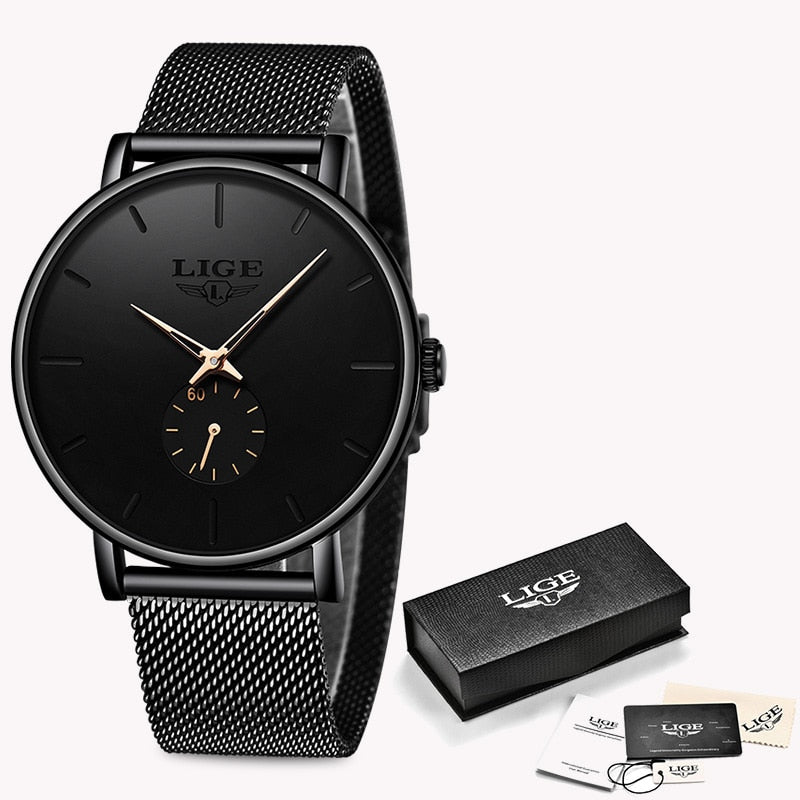 Montre de luxe à quartz étanche