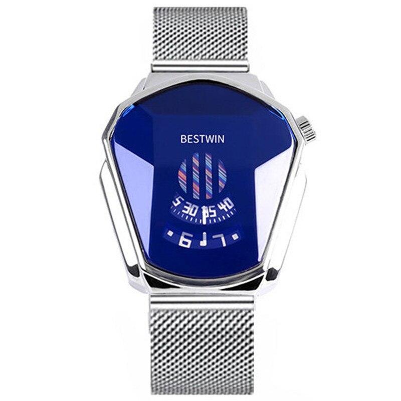 Montre-bracelet à quartz étanche style diamant