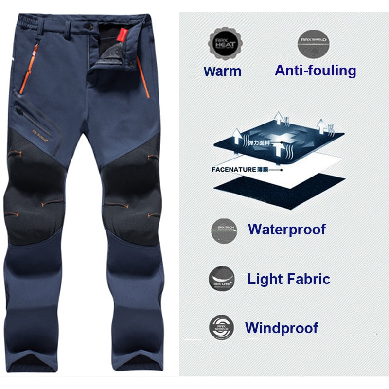 Pantalon d'extérieur imperméable à séchage rapide