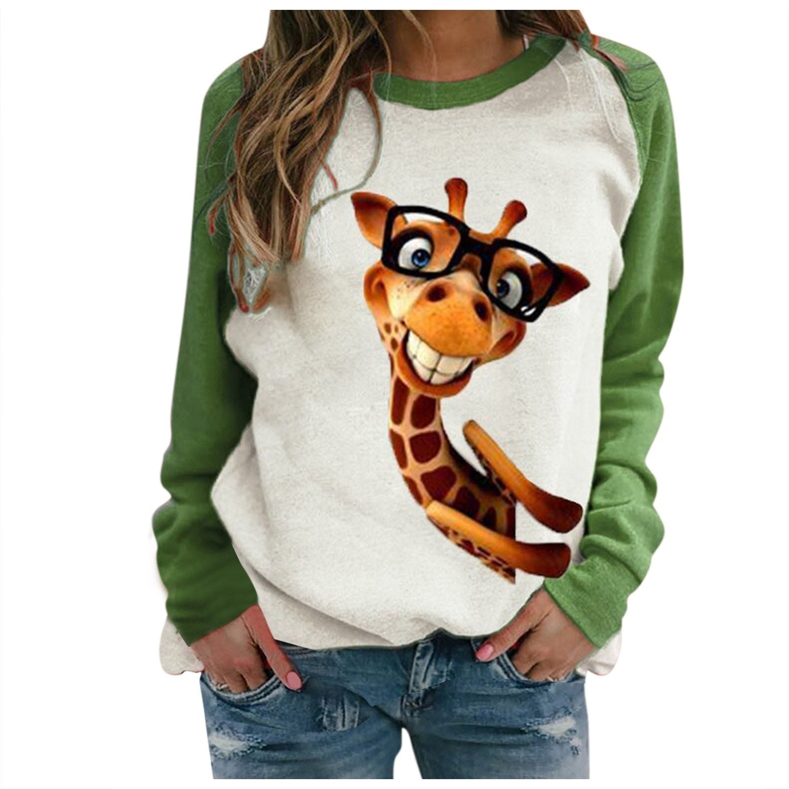 Sweatshirt imprimé pour femmes