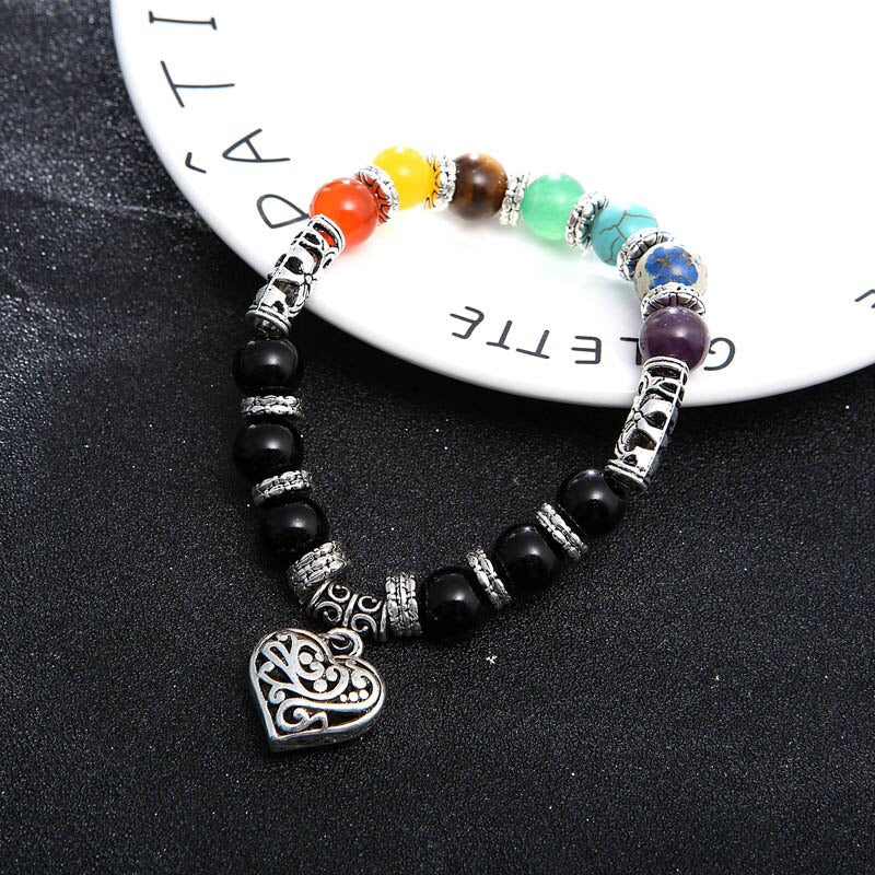 Bracelet de pierres des 7 chakras