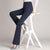 Pantalon slim évasé à taille haute