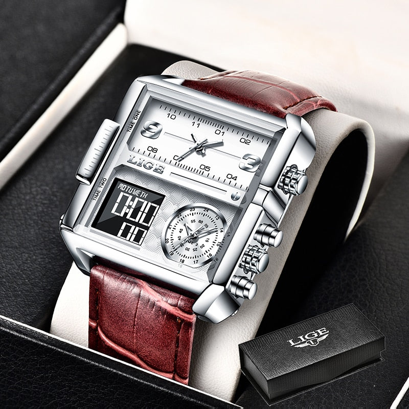 Montre numérique militaire pour hommes