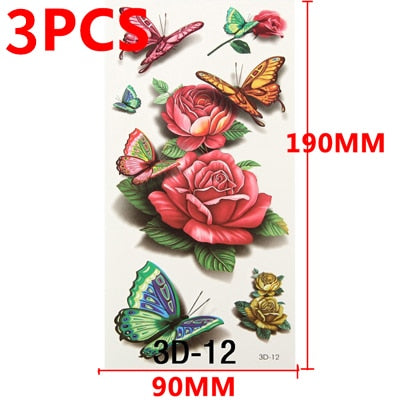 Autocollant de tatouage temporaire pour le corps