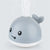 Jouets de bain baleine à jet d'eau