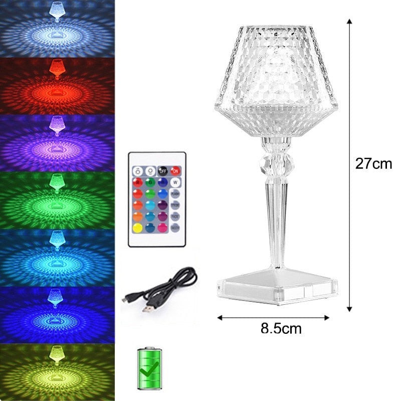 Lampe en cristal éblouissante