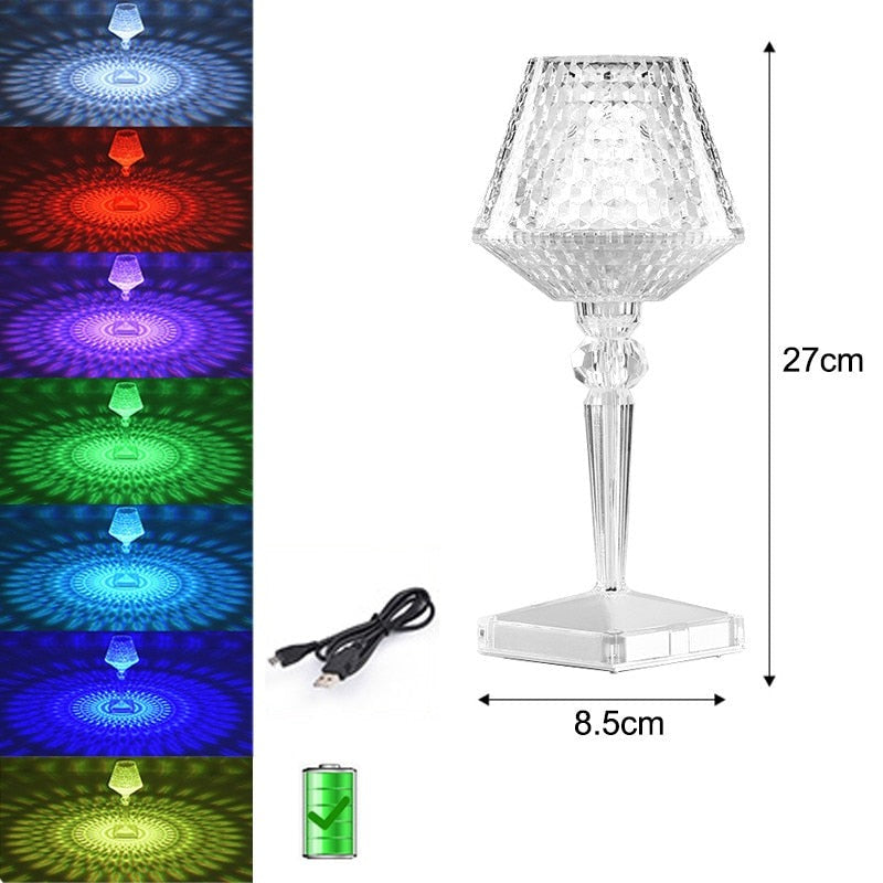 Lampe en cristal éblouissante