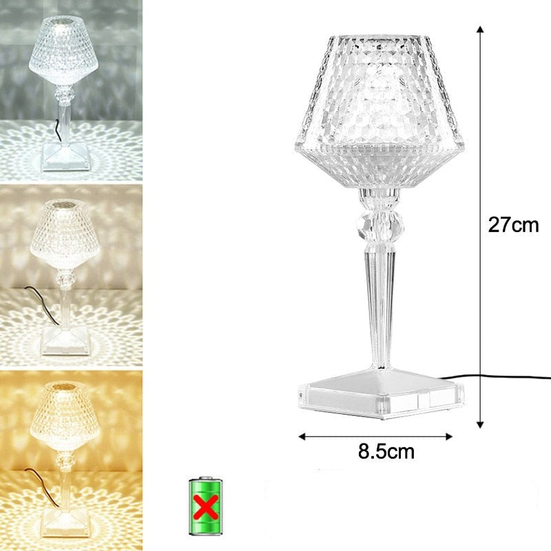 Lampe en cristal éblouissante