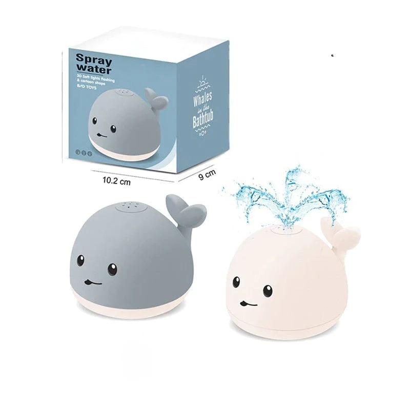 Jouets de bain baleine à jet d'eau