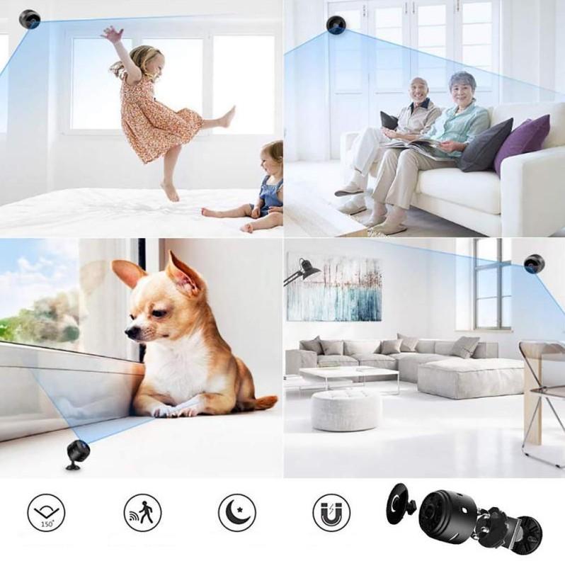 Caméra WiFi sans fil 1080P avec vision nocturne