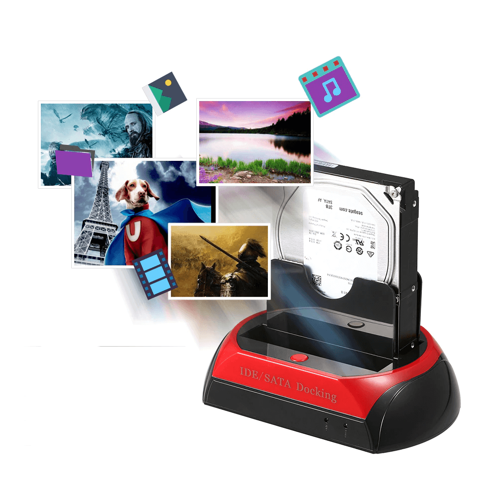 Station d'accueil pour disque dur