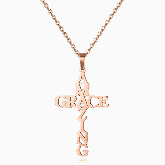 Collier Croix Amazing Grace