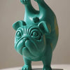 Figurine bouledogue yoga