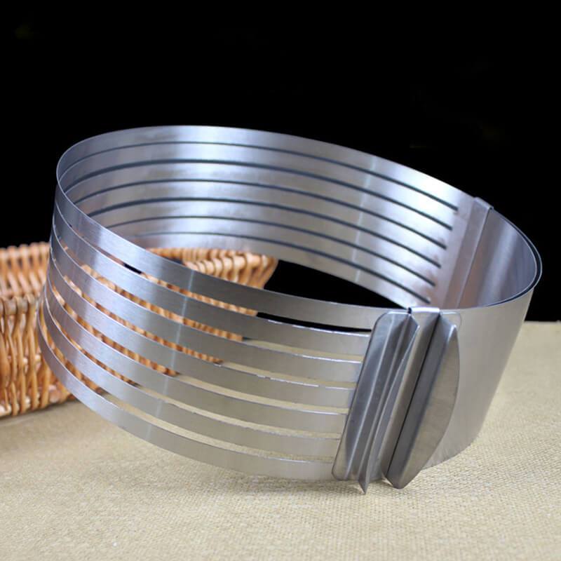 Coupe-gâteau réglable en acier inoxydable