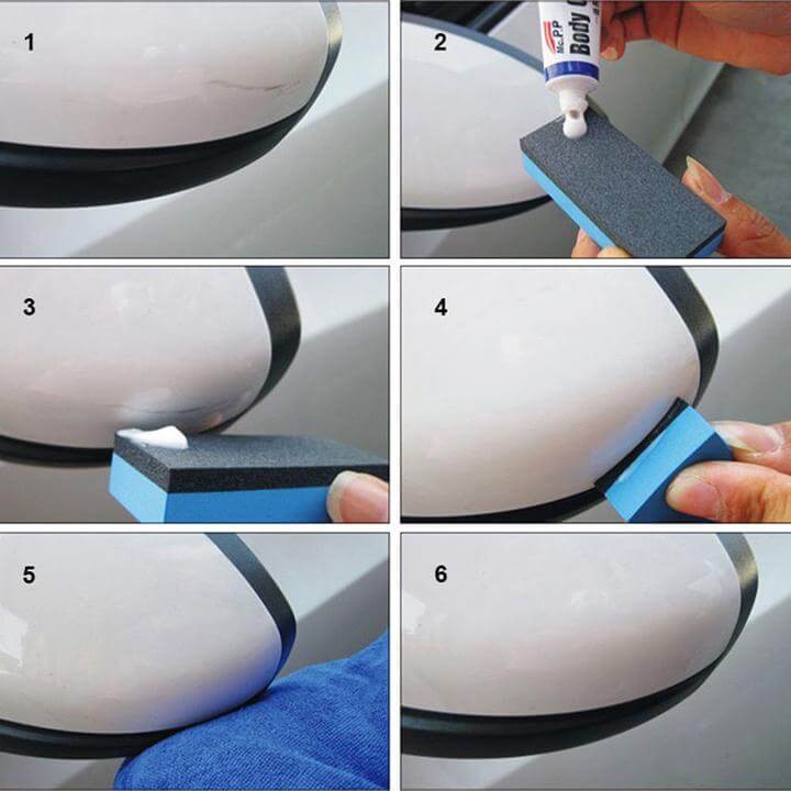 Kit d'élimination des rayures de voiture Miracle