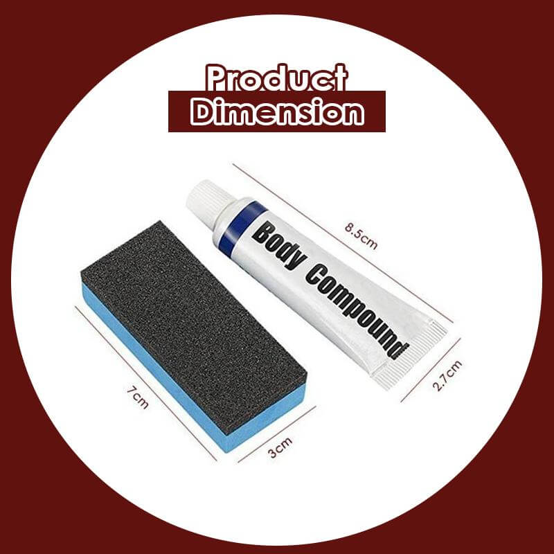 Kit d'élimination des rayures de voiture Miracle