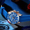 LIGE Montre sportive chronographe de luxe