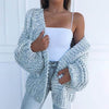 Cardigan en tricot épais