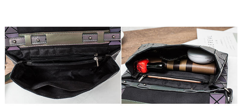 Sac à main géométrique lumineux