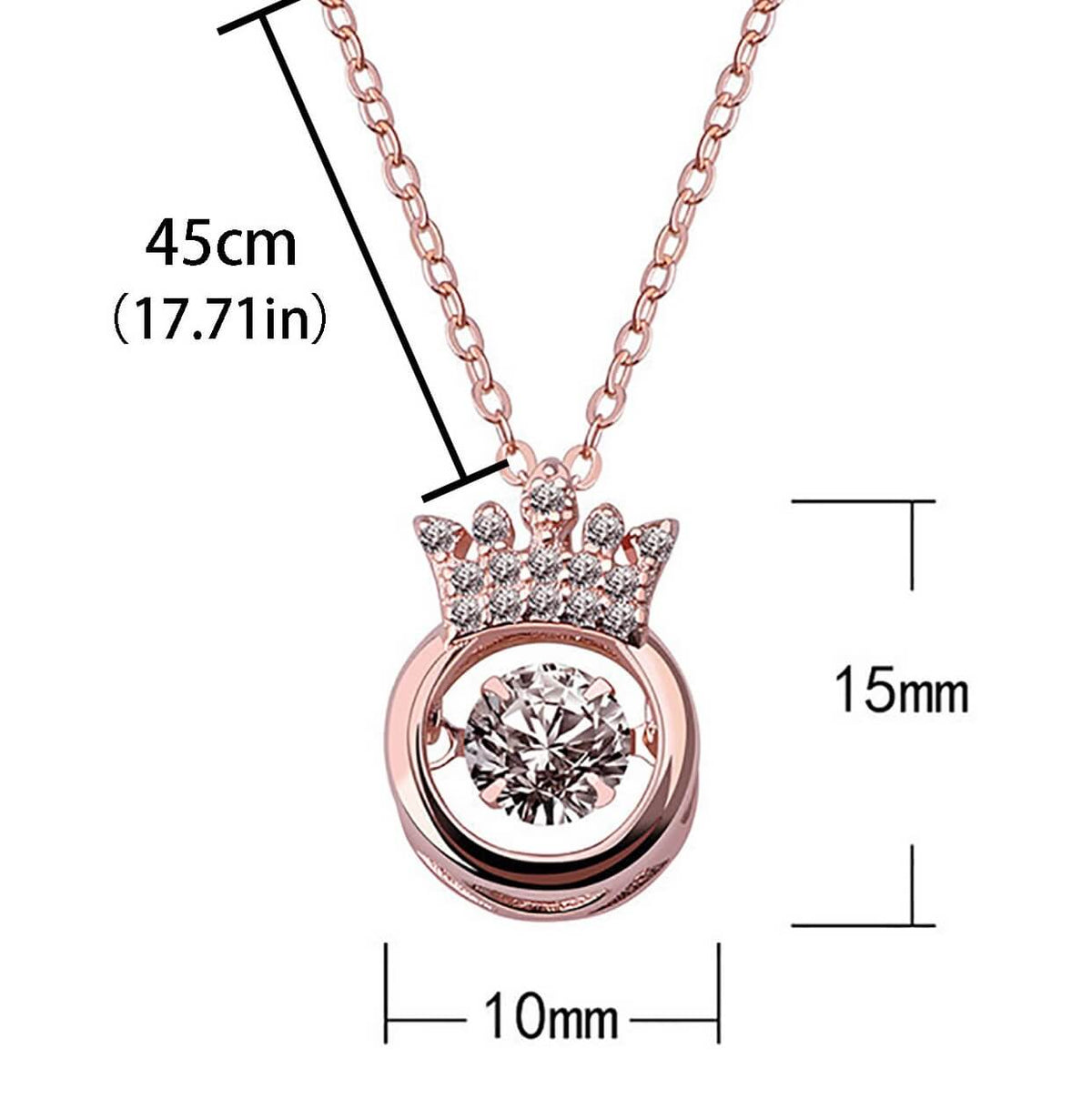 Collier Couronne dansante