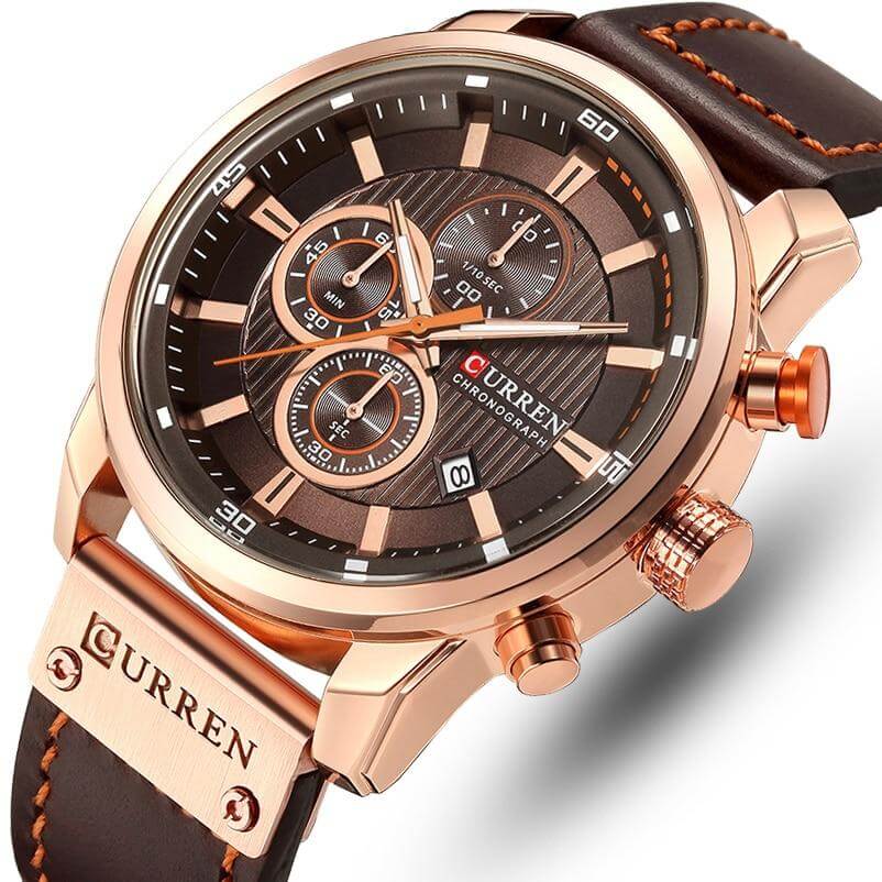 CURREN Chronographe Montre-bracelet pour homme