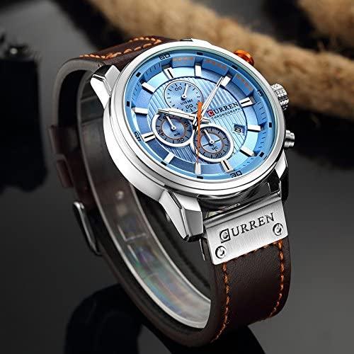 CURREN Chronographe Montre-bracelet pour homme