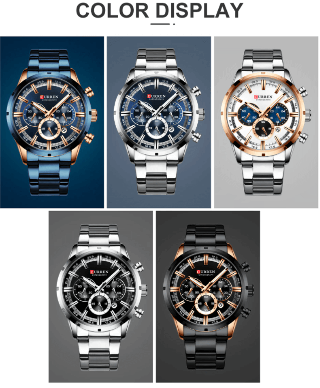 Montre chronographe Curren Business