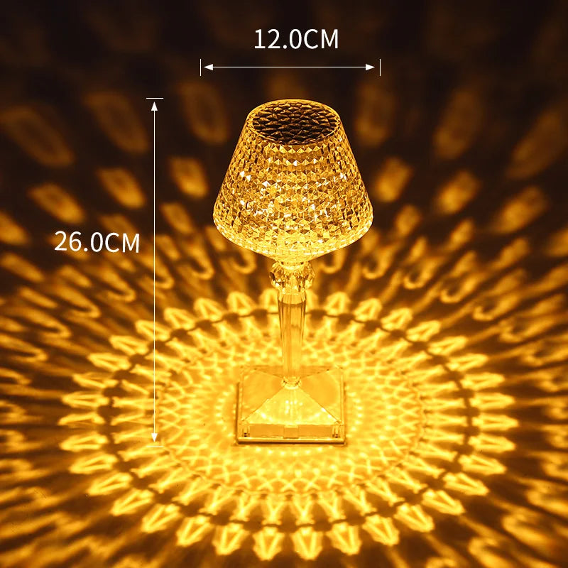 Lampe en cristal éblouissante