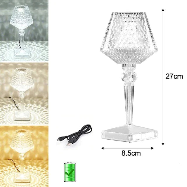 Lampe en cristal éblouissante