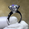 Bague de promesse en diamant