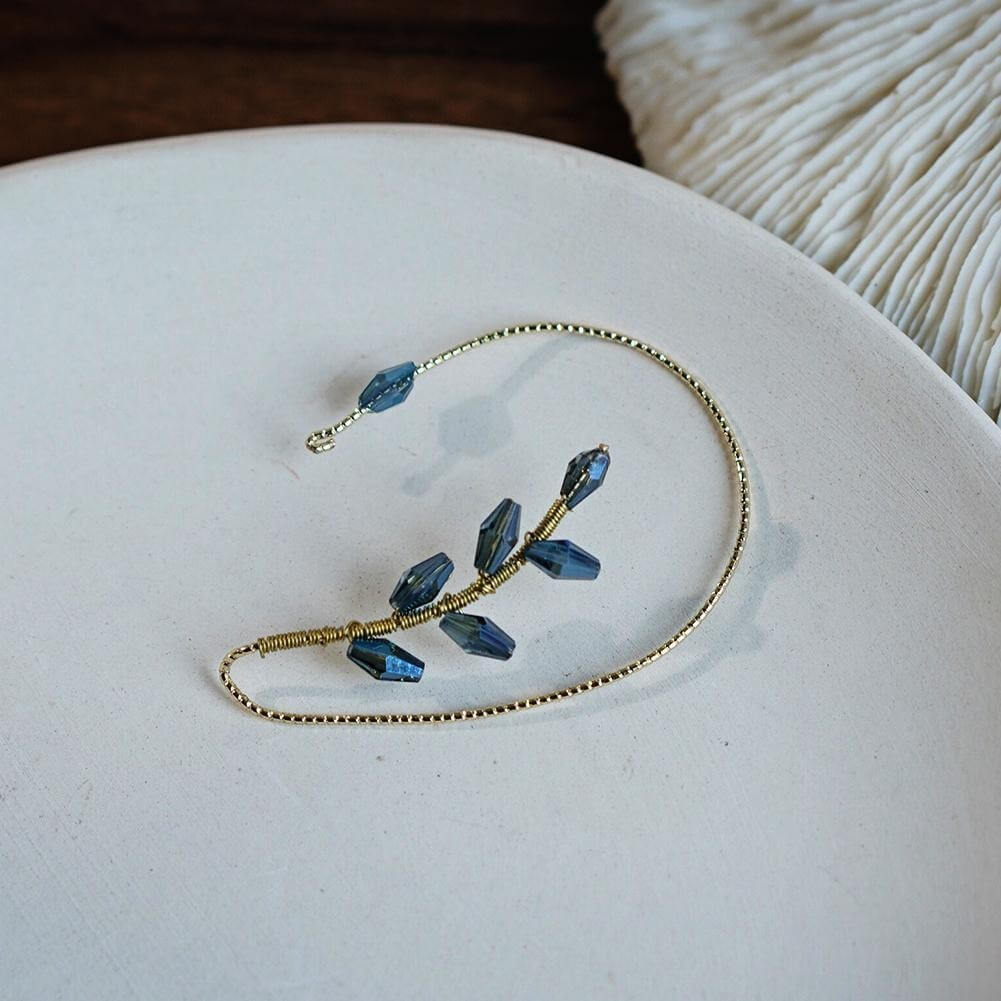 Boucles d'oreilles à clip en forme de fleur