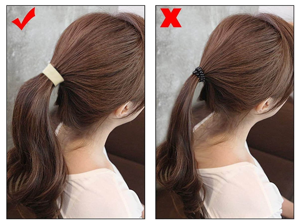 Queue de cheval élastique en silicone