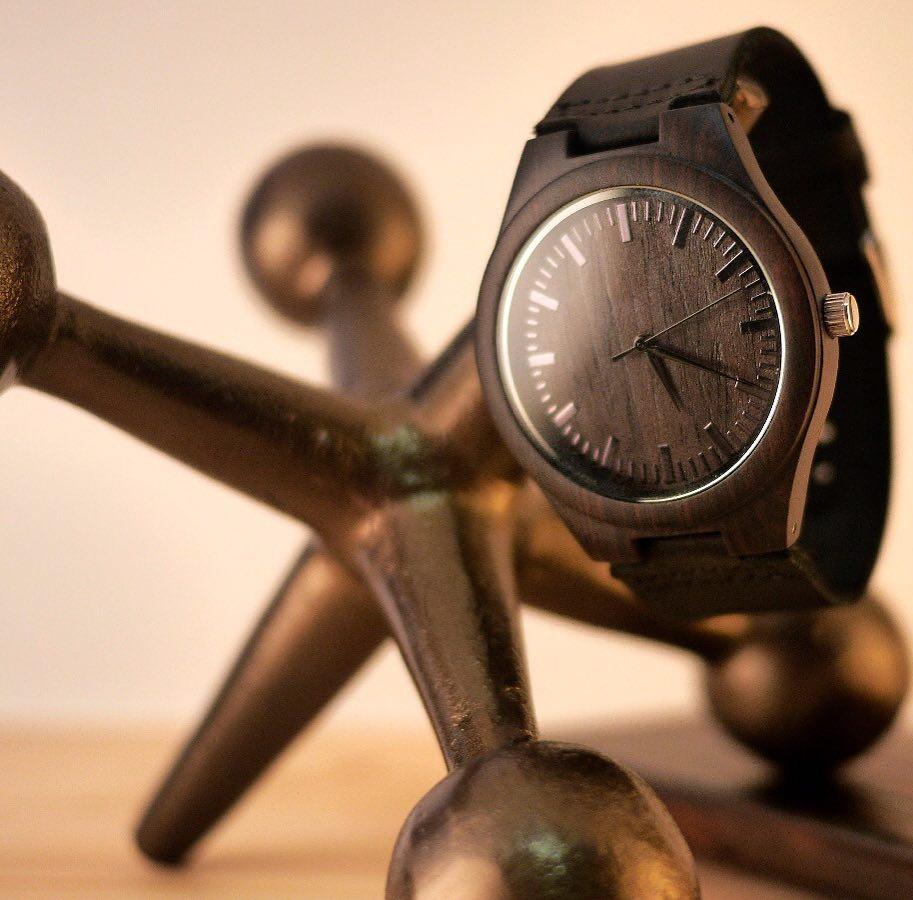 Tu seras toujours mon fils Montre en bois gravée