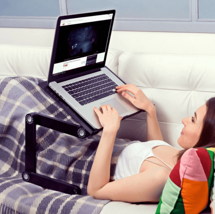 Support ergonomique réglable pour ordinateur portable