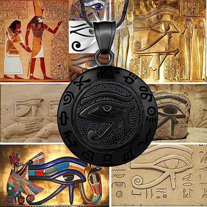 Pendentif œil d'Horus de l'Égypte ancienne