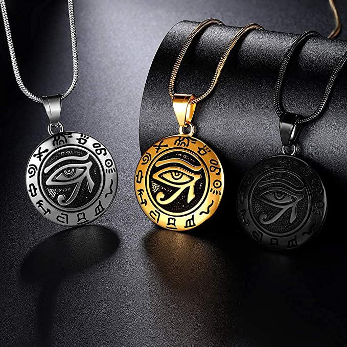 Pendentif œil d'Horus de l'Égypte ancienne