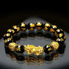 Bracelet Feng Shui en Obisidian noir