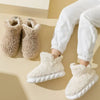 Chaussons en polaire pelucheuse