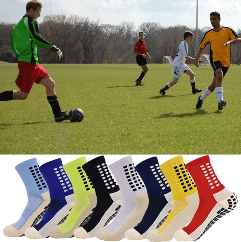 Chaussettes de football antidérapantes