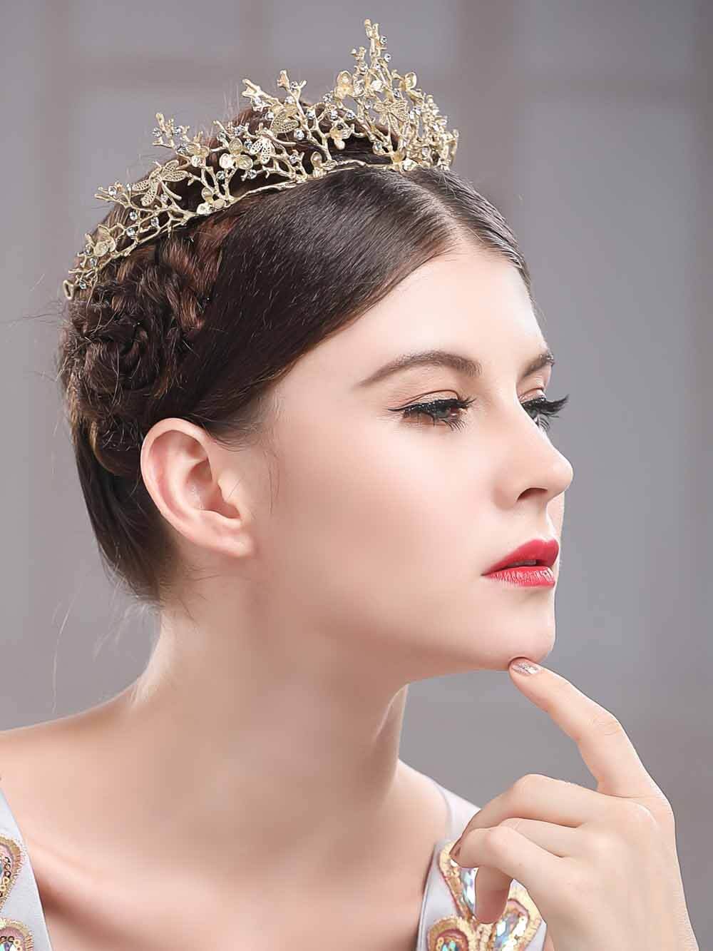 Couronne de cueilleur de bois libellule d'or