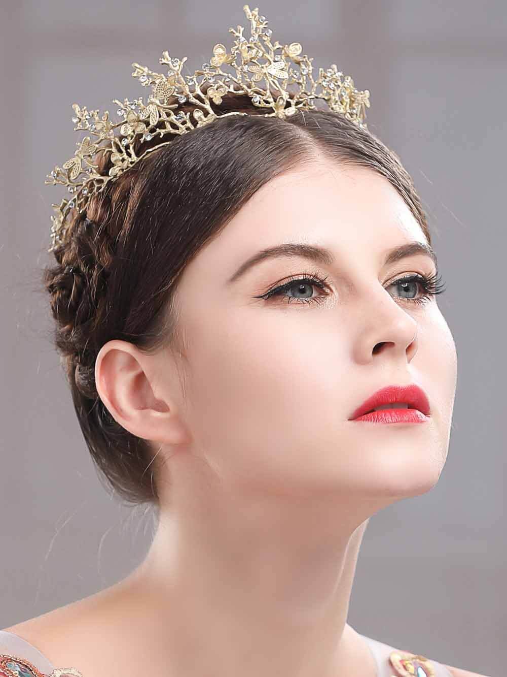 Couronne de cueilleur de bois libellule d'or