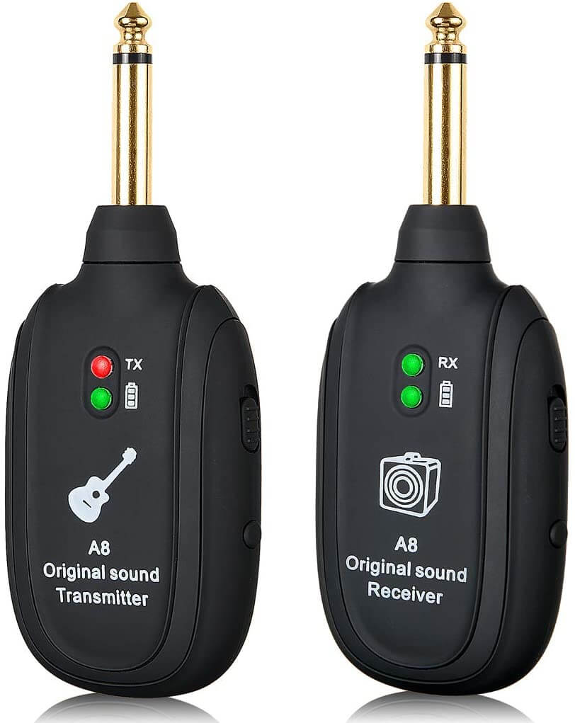 Système d'amplification sans fil pour guitare | Émetteur et Récepteur