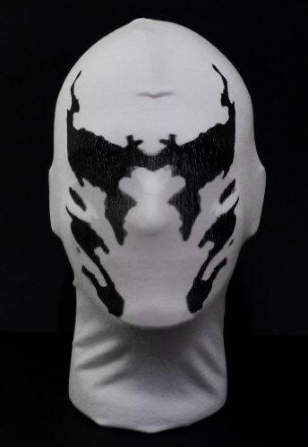 Masque de Rorschach à taches d'encre animé