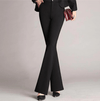 Pantalon slim évasé à taille haute